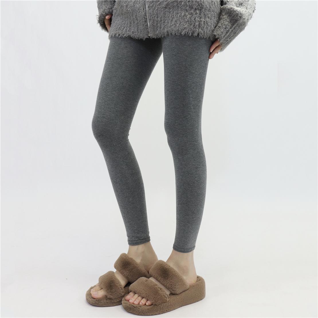 简约平板显瘦九分不连脚打底袜