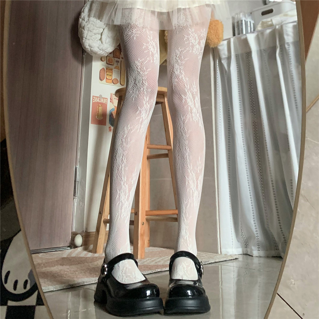AYTofilms春夏洛丽塔白色蕾丝袜