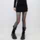 加厚保暖小腿套千禧辣妹堆堆袜黑色拉链针织袜套 个性 films