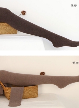 AY To films早春深咖浅驼燕麦白打底袜温柔小麦奶驼色微压连裤袜