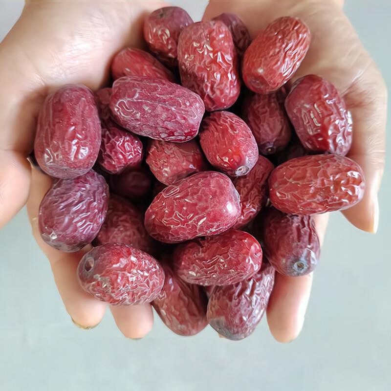 新枣 新疆若羌灰枣5斤特等原生态未加工红枣一级未清洗吊干大枣