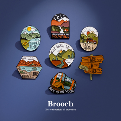 2024新款她然新款户外胸针