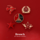 前苏联共产主义徽章复古锤子镰刀五角星胸针勋章个性 衣服饰品国庆