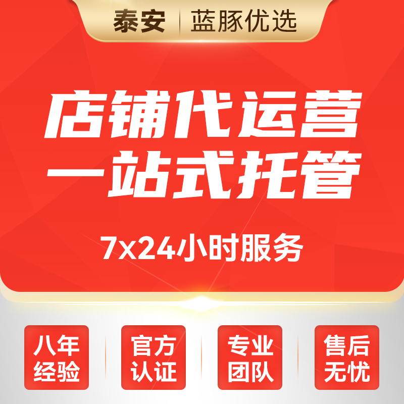 泰安淘宝代运营整店托管直通车天猫拼多多运营新开店铺网店代营运-封面