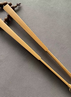 文房手磨玉竹9.5寸礼品送苏工