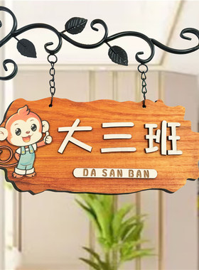 卡通可爱学校教室班级装饰挂牌