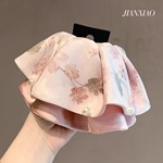 新中式复古高级感珍珠马尾夹女后脑勺盘发夹抓夹发饰