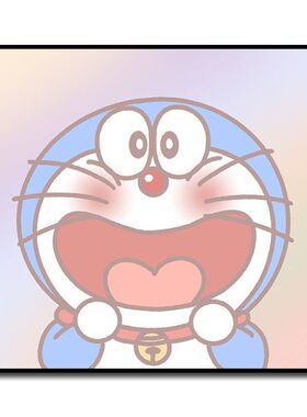 哆啦A梦diy数字油画机器猫大熊动画卡通手绘涂色填充画画房间装饰