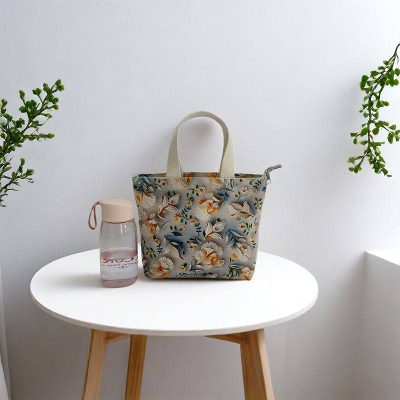 帆布包日系简约印花迷你手提袋休闲上班手拎包外出托特包轻便布袋,箱包皮具/热销女包/男包,时尚帆布包,淘宝优惠券,粉丝福利购,淘宝优惠卷