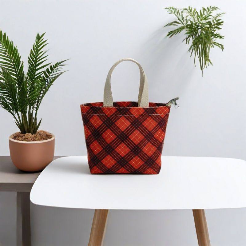 帆布包韩版简约印花迷你手提袋休闲上班手拎包外出托特包轻便布袋,箱包皮具/热销女包/男包,时尚帆布包,淘宝优惠券,粉丝福利购,淘宝优惠卷