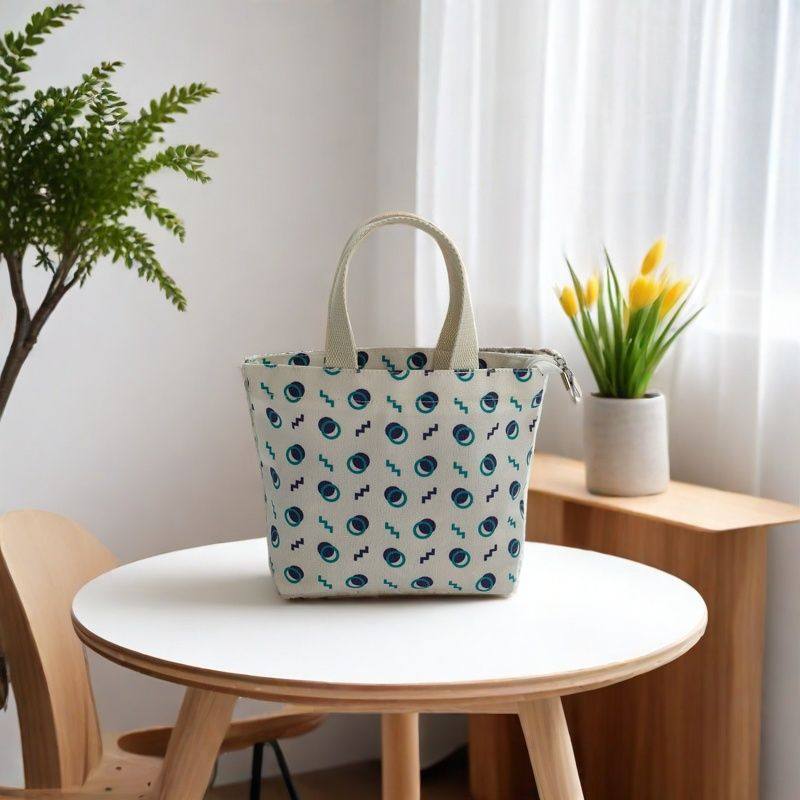 帆布包韩版简约印花迷你手提袋休闲上班手拎包外出托特包轻便布袋,箱包皮具/热销女包/男包,时尚帆布包,淘宝优惠券,粉丝福利购,淘宝优惠卷