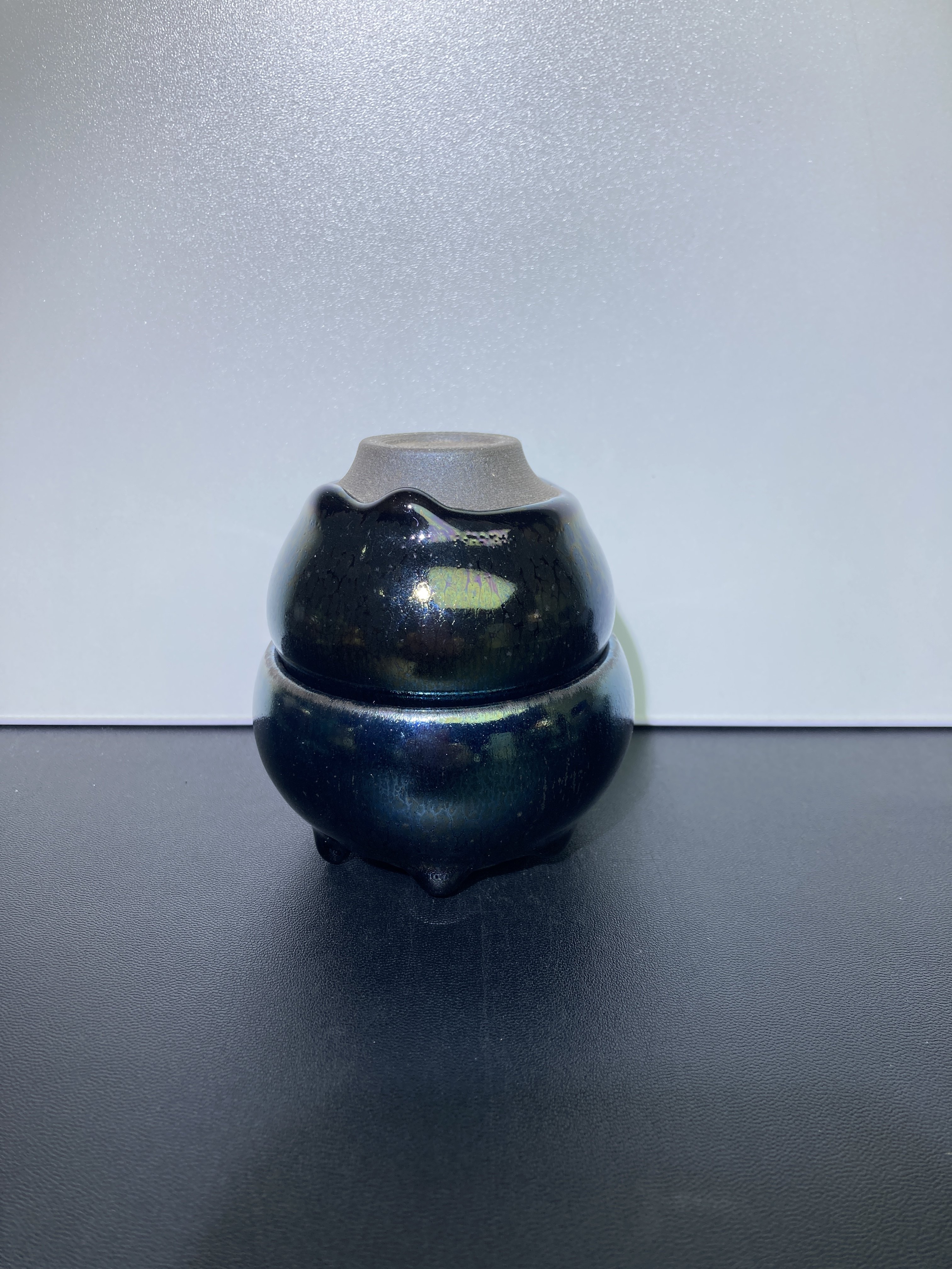 建窑建盏原矿原釉七彩葫芦和落灰灰贝葫芦套建盏主人茶盏茶杯,餐饮具,建盏,淘宝优惠券,粉丝福利购,淘宝优惠卷