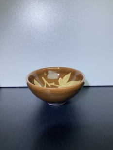 建窑建盏原矿原釉金玉木叶和酱玉木叶主人建盏茶盏茶杯