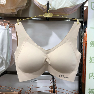 无钢圈文胸背心款轻奢养护聚拢上托调整型一体固定杯无痕女士内衣