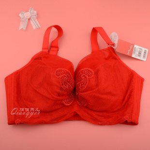 E杯文胸 软绵大罩杯聚拢侧收副乳薄杯D FC668 美思专柜正品 新款
