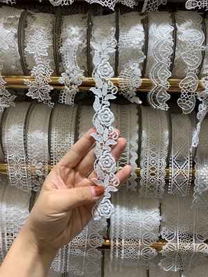 建诚绣品精品水溶蕾丝花边diy手帐手工娃衣童装服装辅料