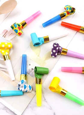 哨子儿童玩具生日吹卷吹龙口哨吹吹卷吹哨吹气喇叭吹婴幼儿吐舌头