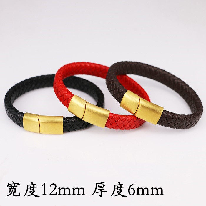 可穿手牌手镯粗手链3D硬金黄金