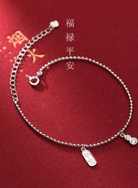 子木葫芦手链女小众复古