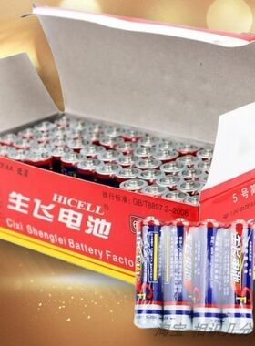 5号电池生飞60粒装遥控器闹钟电秤钟表手电AA碳性干电池