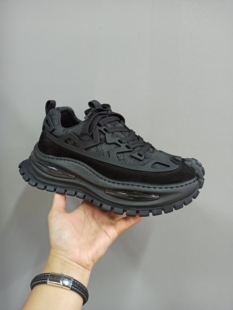 2025新款狼耳百搭时尚男老爹鞋厚底增高透气舒适防水防滑耐磨减震