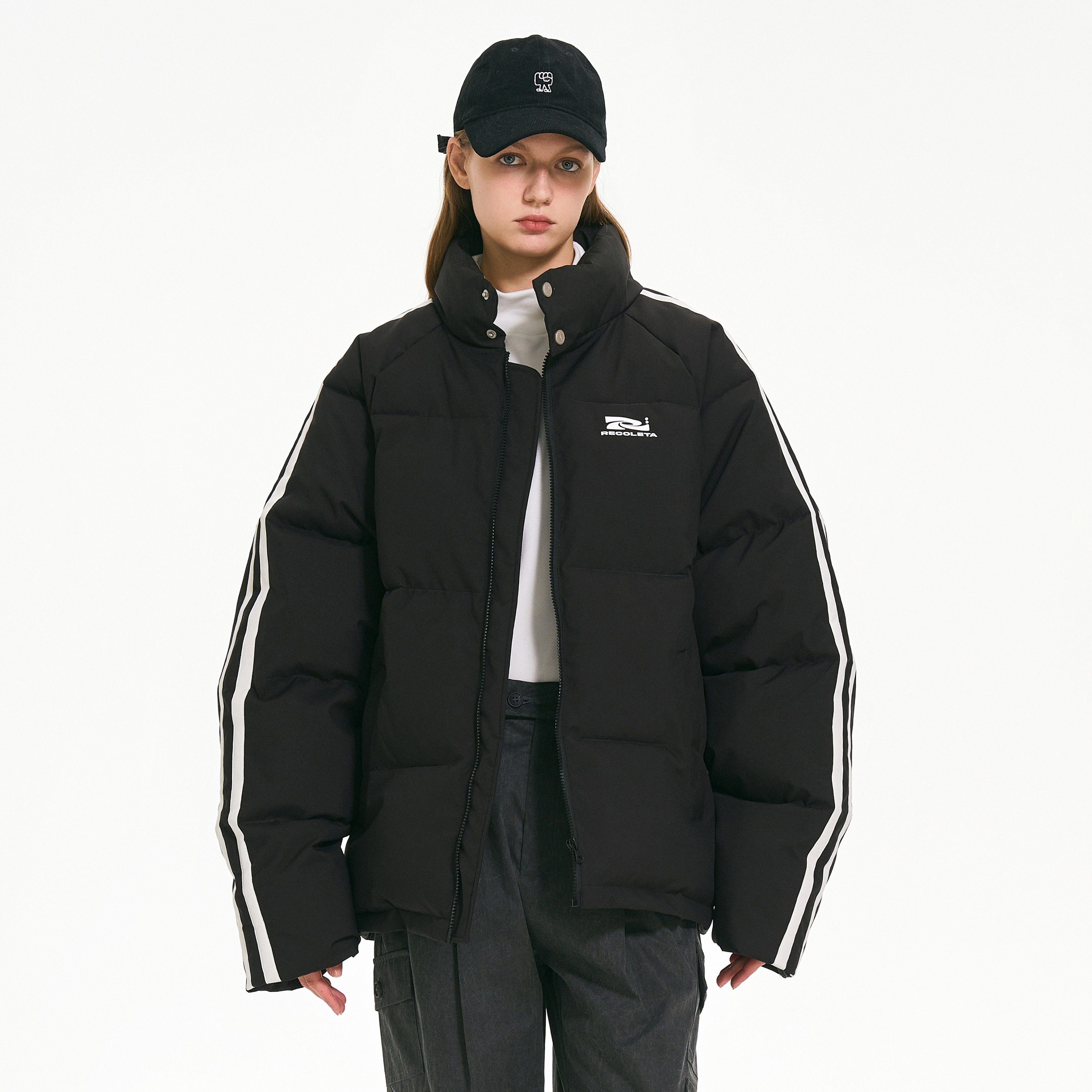 recoleta加厚冬季织带棉服
