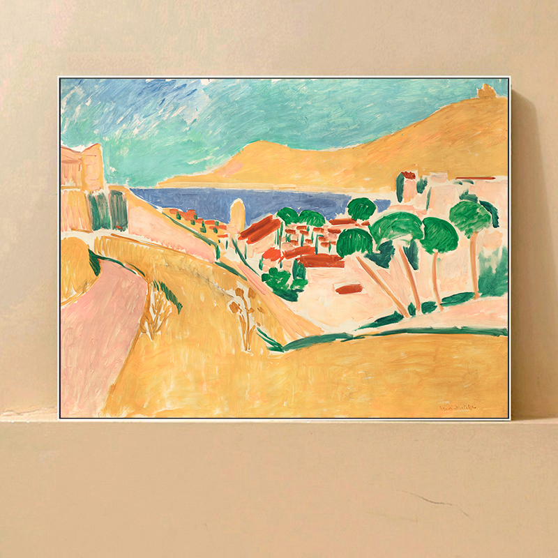 matisse马蒂斯八月科利乌尔装饰画野兽派抽象画世界名画客厅卧室