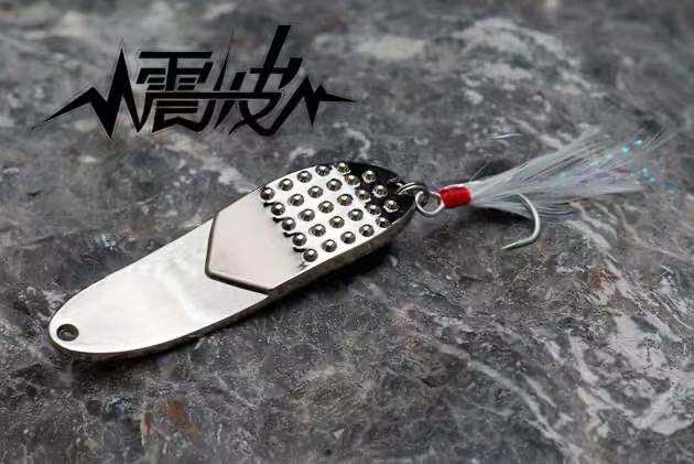 巨帝震波亮片鲈鱼翘嘴路亚饵假饵马口白条狗鱼叉尾鮰桂鱼血槽紫洋