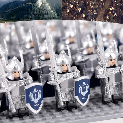 第三方人仔魔戒指环古代士兵拼装