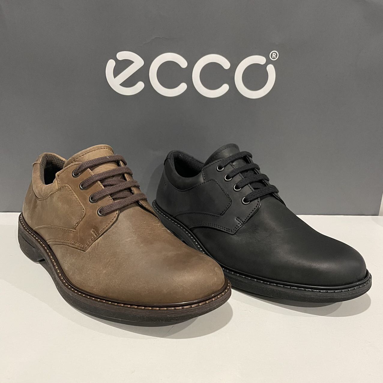 ecco爱步男鞋皮鞋商务正装秋冬新款真皮休闲皮鞋503824扭转