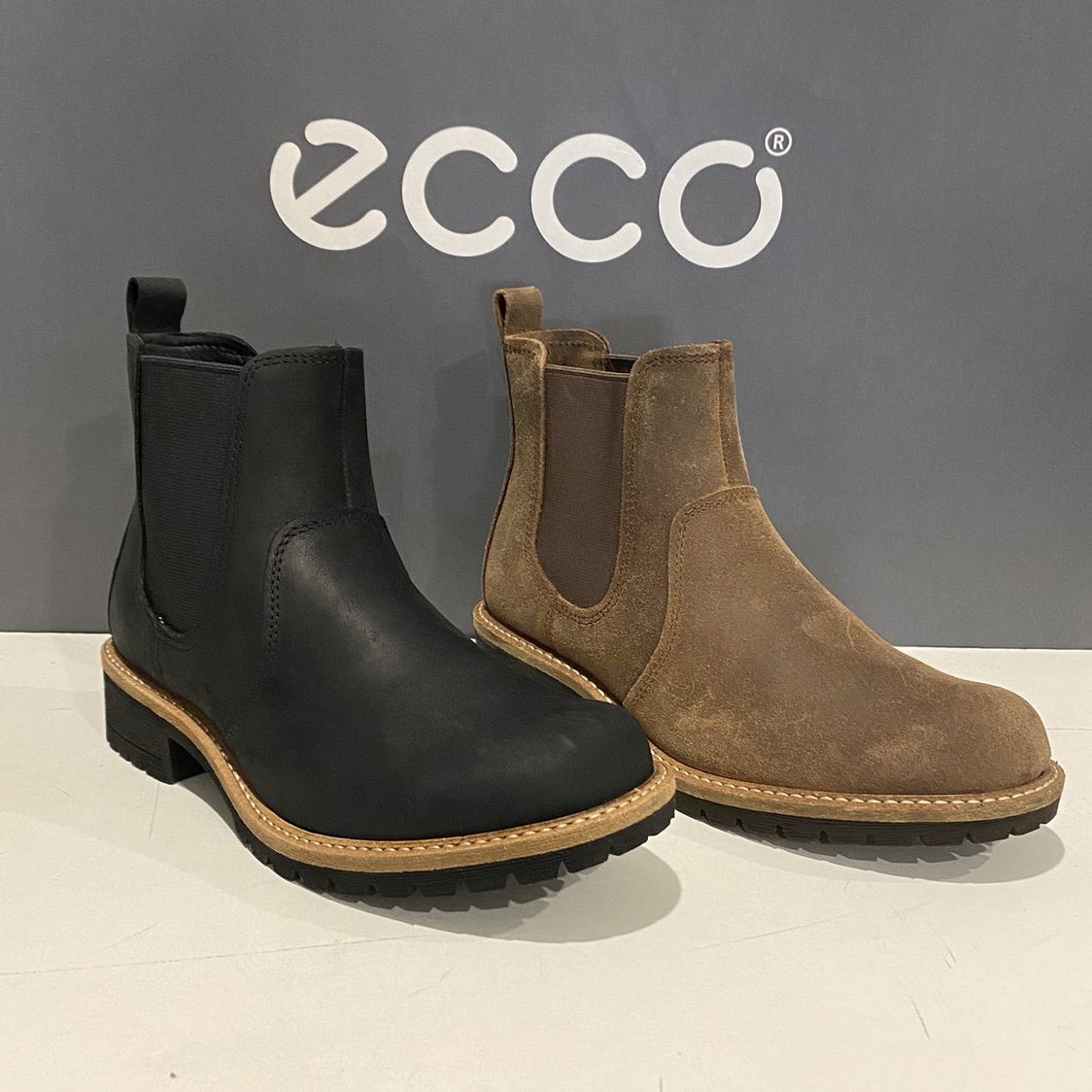 Ecco爱步女鞋秋冬防水切尔西靴牛皮短筒休闲百搭平底马丁靴202103,女鞋,时装靴,淘宝优惠券,粉丝福利购,淘宝优惠卷