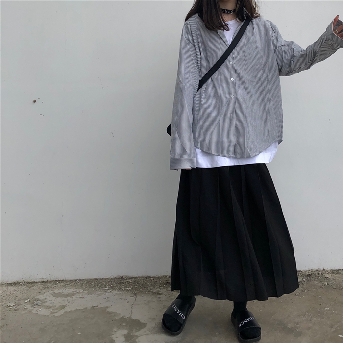 Ç^Ůװº«°æÐ¿ä°Ù´îµ¥ÅÅ¿ÛÊúÌõÎÆ¿íËÉÏÔÊݳÄÉÀÉÏÒÂ