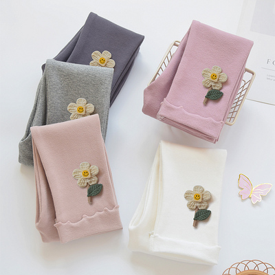 春秋女童95棉打底裤新品