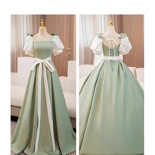 晚礼服女迪士尼在逃公主成人礼高级感宴会气质高端主持人声乐艺考