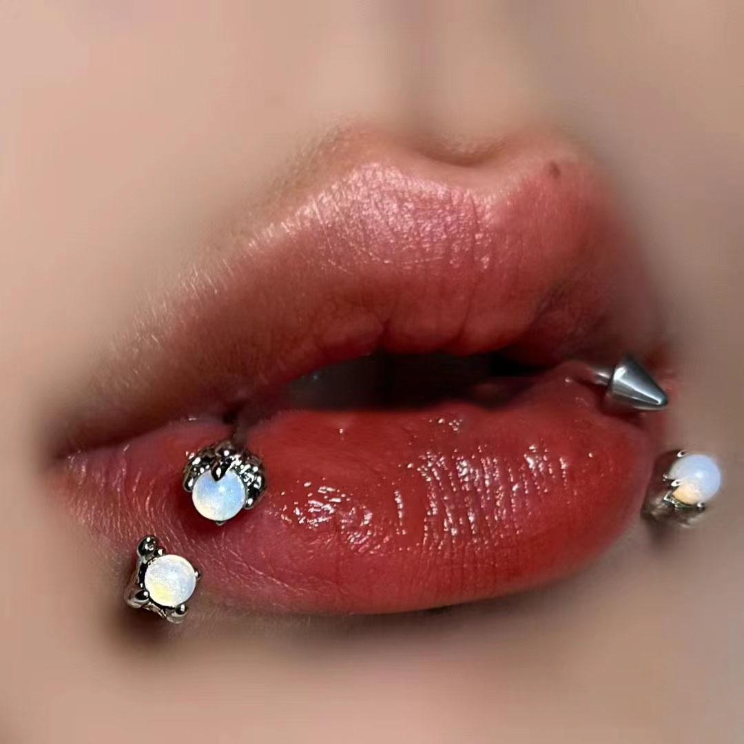 唇环钛钢龙爪辣妹马蹄环