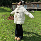 新款牛角扣棉衣099-D197-P185-K278，女装棉衣/棉服，浙宝099