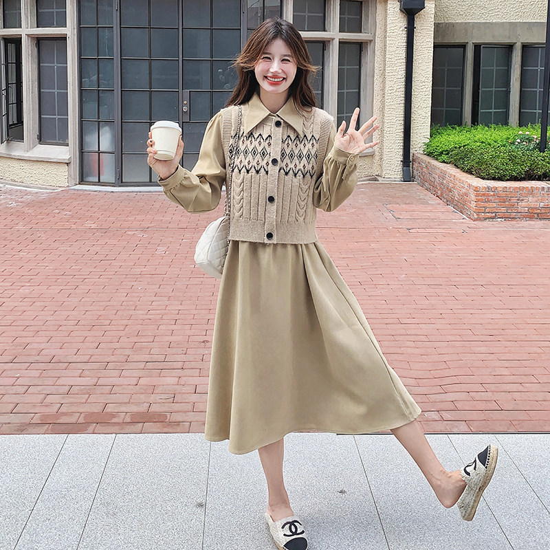 现货24新款毛衣背心连衣裙099-D131-P125-k188,女装连衣裙,浙宝099