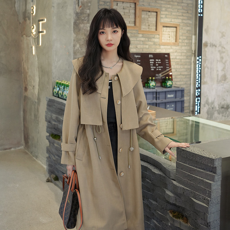 现货长款风衣066A-521-P145-K198图片