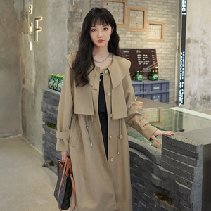 现货长款风衣066A-521-P145-K198图片