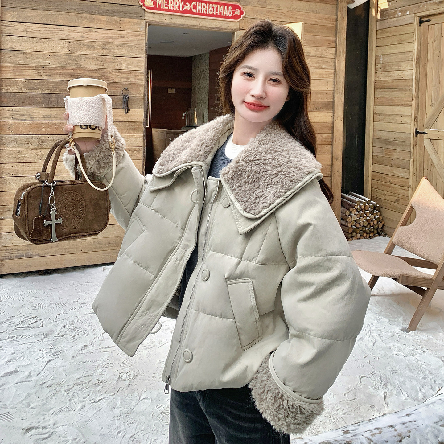 新款羊羔毛拼接50羽绒服099-10366-p265-k398,商品下架区,浙宝099