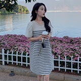 现货24夏款新款小香风连衣裙099－856－P105－K158，女装连衣裙，浙宝099