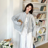 现货26春花边拼接短款小外套099-1079-P145-K208，女装短外套，浙宝099