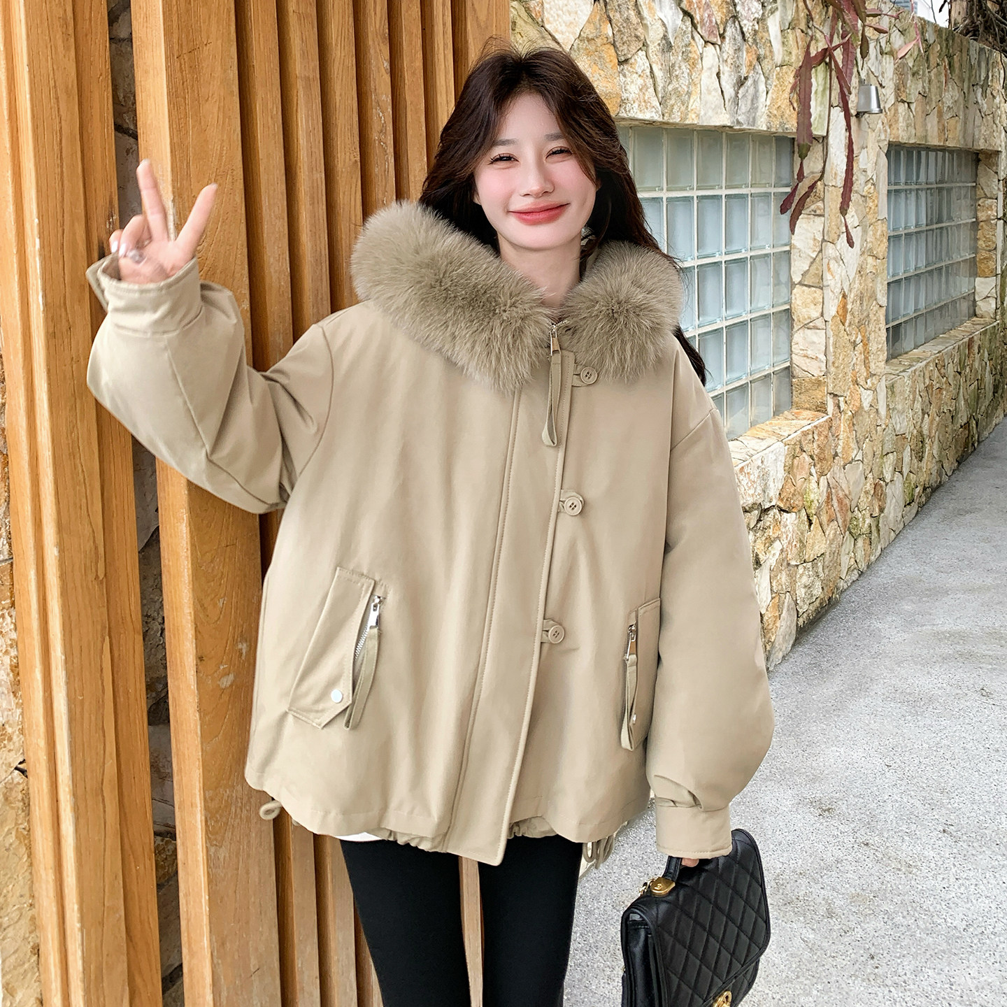 新款90羽绒内胆羽绒服099-10391-p295-k448，女装羽绒服，浙宝099