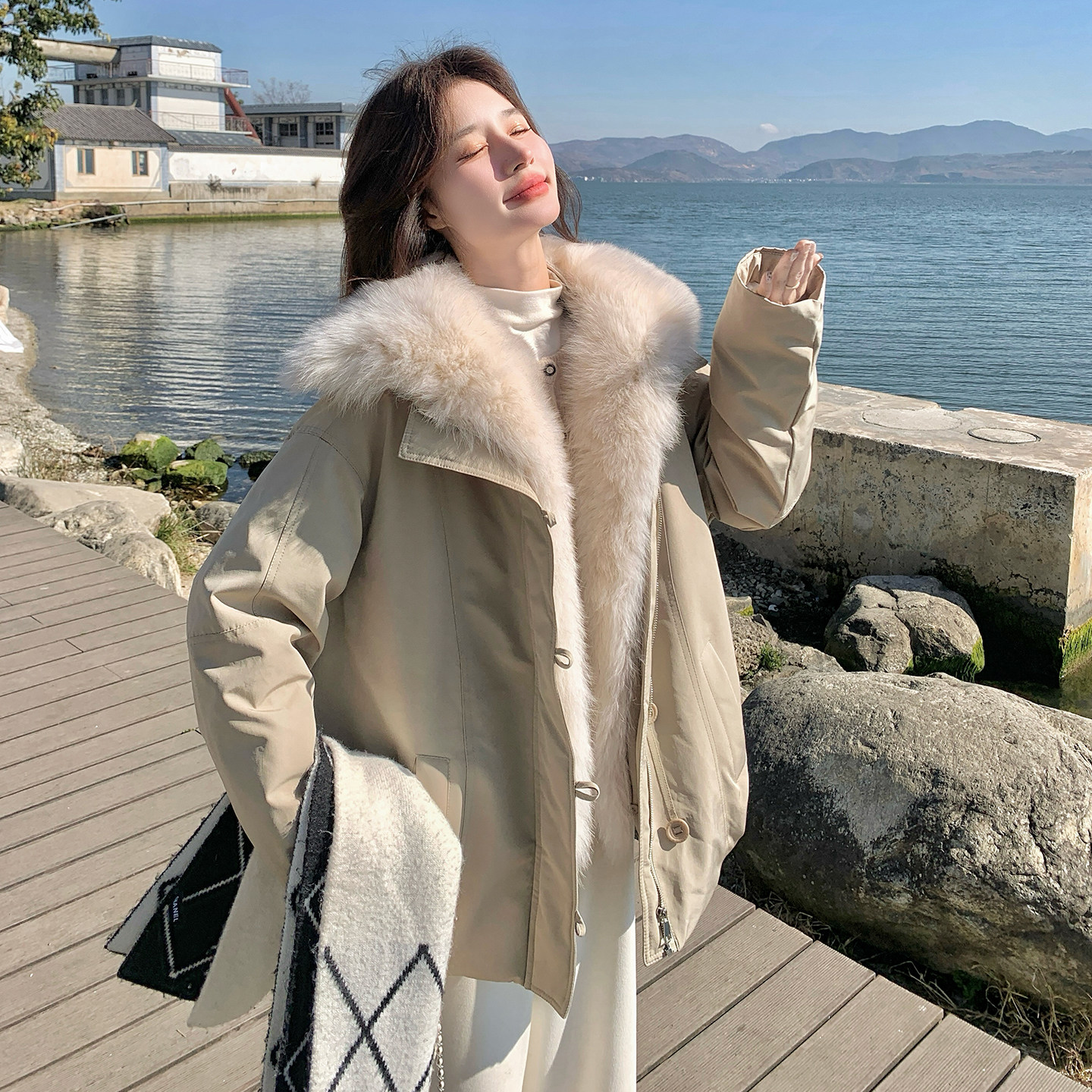 新款现货90羽绒服099-10392-p315-k478，女装羽绒服，浙宝099