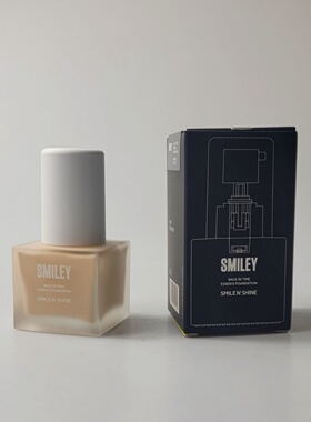 实力控油持妆~微笑柔雾凝时精华粉底液30ML遮瑕持久保湿不易脱妆