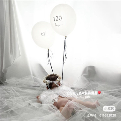 100days百天拉花100天布置