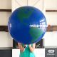 Planet Earth Day圆形乳胶印花波波球地球日蓝色星球主题派对气球