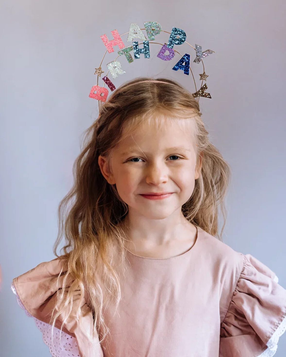 儿童拍照生日头箍配饰派对女孩公主 HAPPY BIRTHDAY发饰 生日礼物