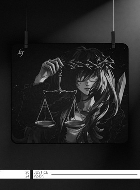 LonelyStar 正义 星光底胶亲肤中性偏涩鼠标垫DIY电竞游戏鼠标垫