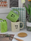 Унсудистистическая щенка керамическая кружка чашка женского общежития общежития для общежития для общежития для питьевой воды домашняя пара молоко чашка кофейня чашка